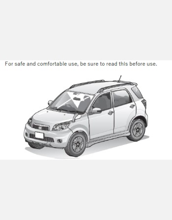 toyota rush 2010-2012 owners manual in english